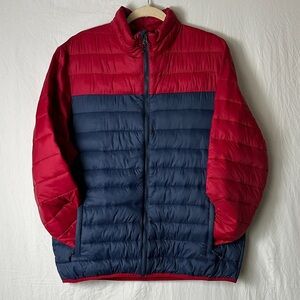Swiss Tech Men's Two-Tone Puffer Jacket